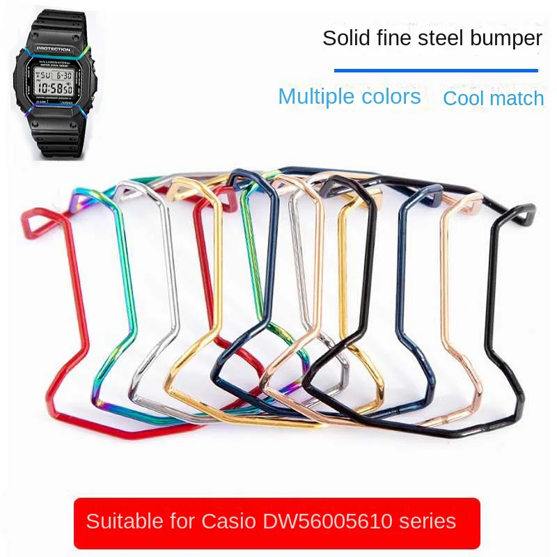 Watch Case For CASIO for G-SHOCK DW5600/5610/6900 GA-110/100 GD-120 GA2100 GG1000 Male Metal Anti-Collision Bumper Accessories