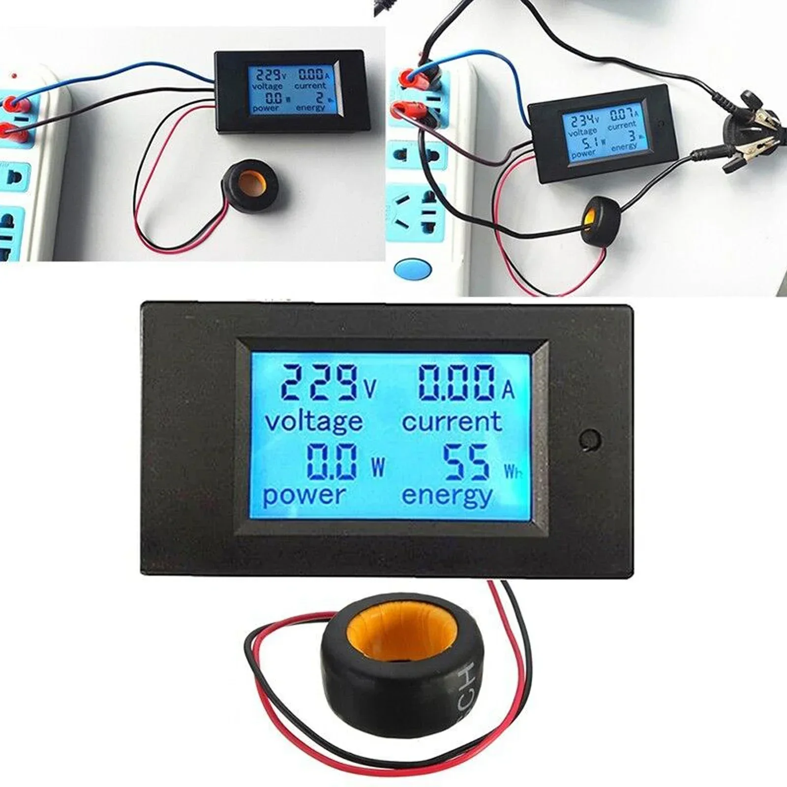 

Цифровой вольтметр переменного тока, электроинструменты 100A/80 ~ 260V, инструменты цифрового вольтметра
