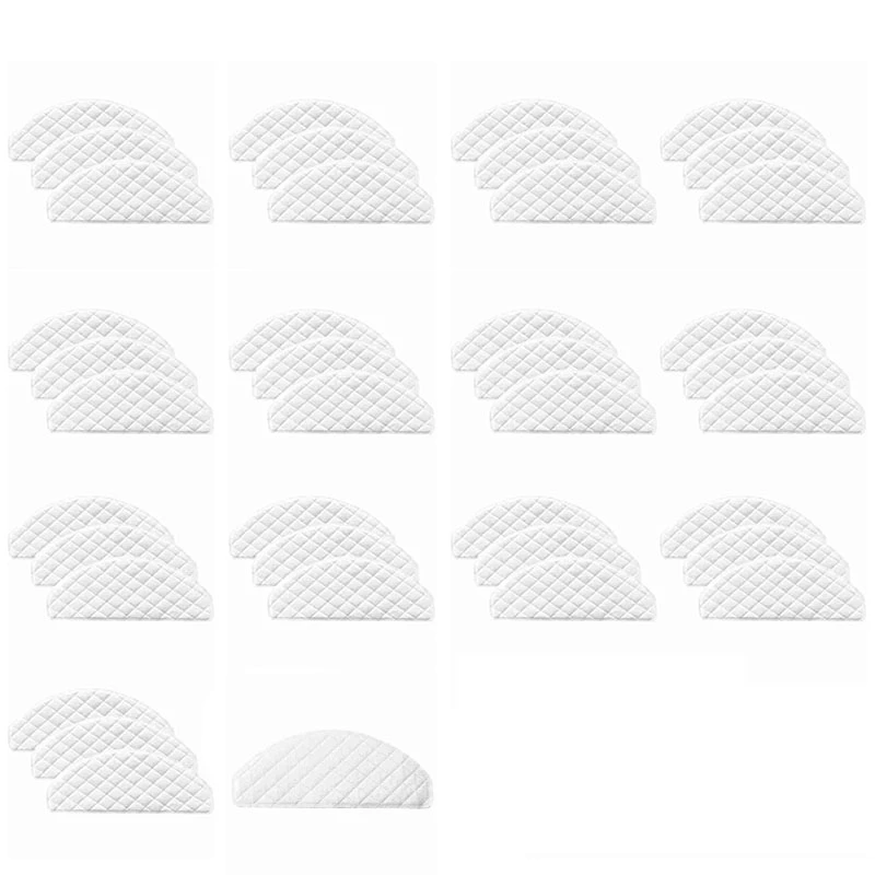 

40Pcs Replacement Disposable Mop Cloths For Ecovacs Deebot Ozmo T8 Vacuum Cleaner Moping Pads Rags Spare Parts