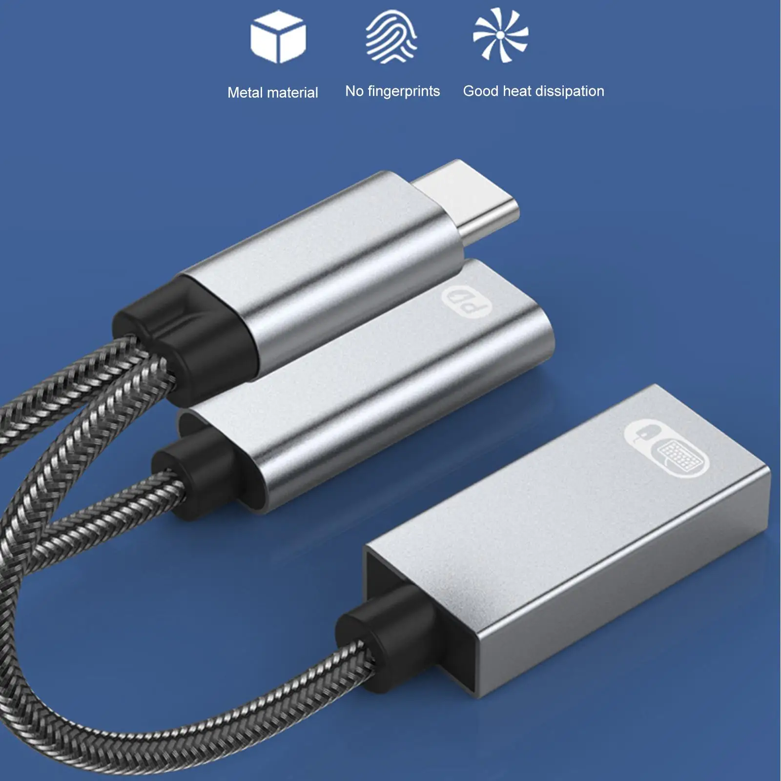 USB C OTG кабель адаптер для телефона 2 в 1 Тип штекер на гнездо зарядный порт с