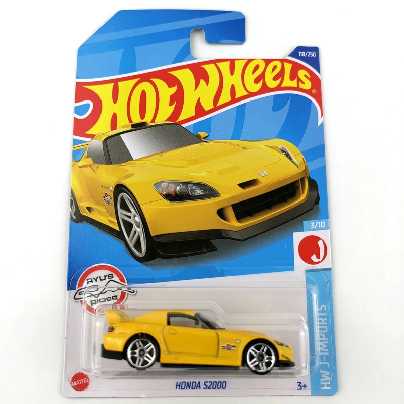 2022 Hot Wheels 1/64 No.106-134 McLAREN F1 NISSAN SILVIA S15 HONDA S2000 MAZDA MX-5 MIATA Модель игрушечных автомобилей