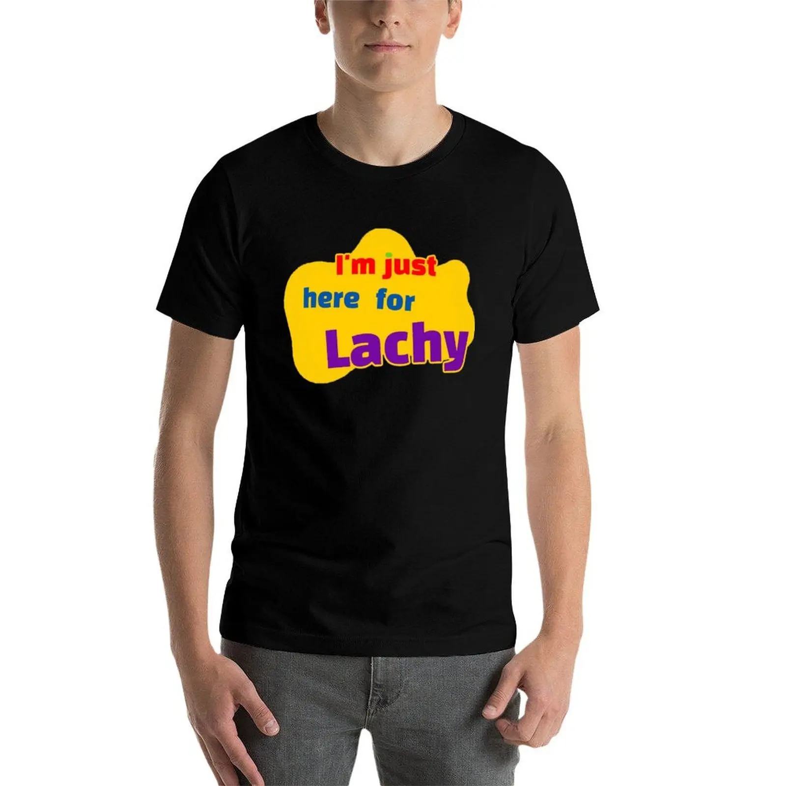 Фото Я здесь просто по причинам, связанным с футболкой Lachy T-Shirt, которая быстросохнущая, для занятий спортом на открытом воздухе. №4