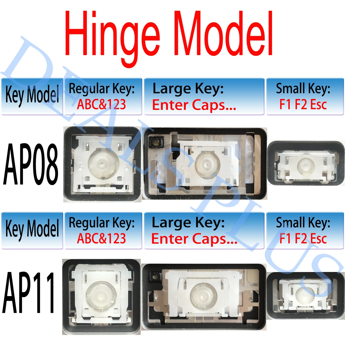 New US AP08 AP11 KEYBOARD Keys KeyCaps For Macbook  13'' 15'' A1466 A1369 A1425 A1398 A1502 2010-2015