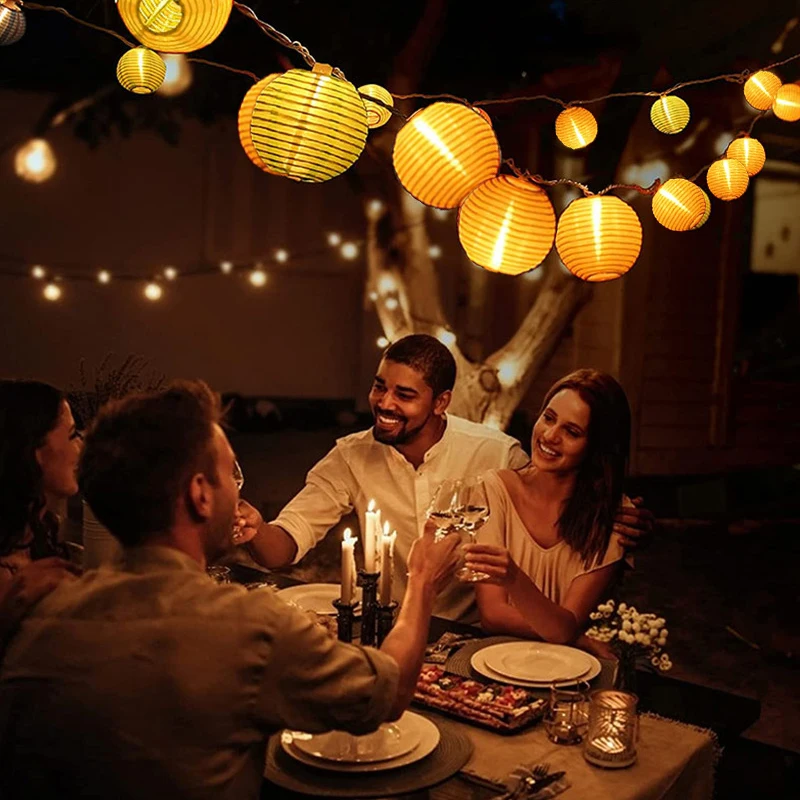 

Waterproof Lantern Solar String Fairy Lights 6.5M 30 LED Outdoor Garland Patio Light Solar Power Lamp Christmas for Garden Decor