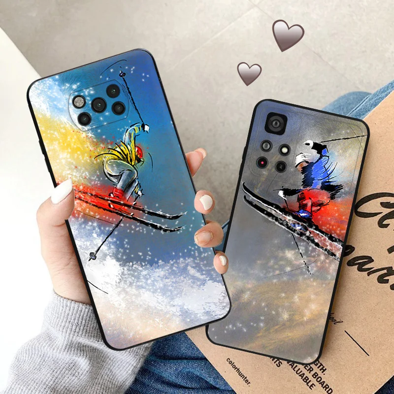 Противоударный мягкий чехол для телефона Xiaomi Poco x5 5G x4 x3 pro f3 gt f4 f5 m5 m4 m3 c40 c50 c51