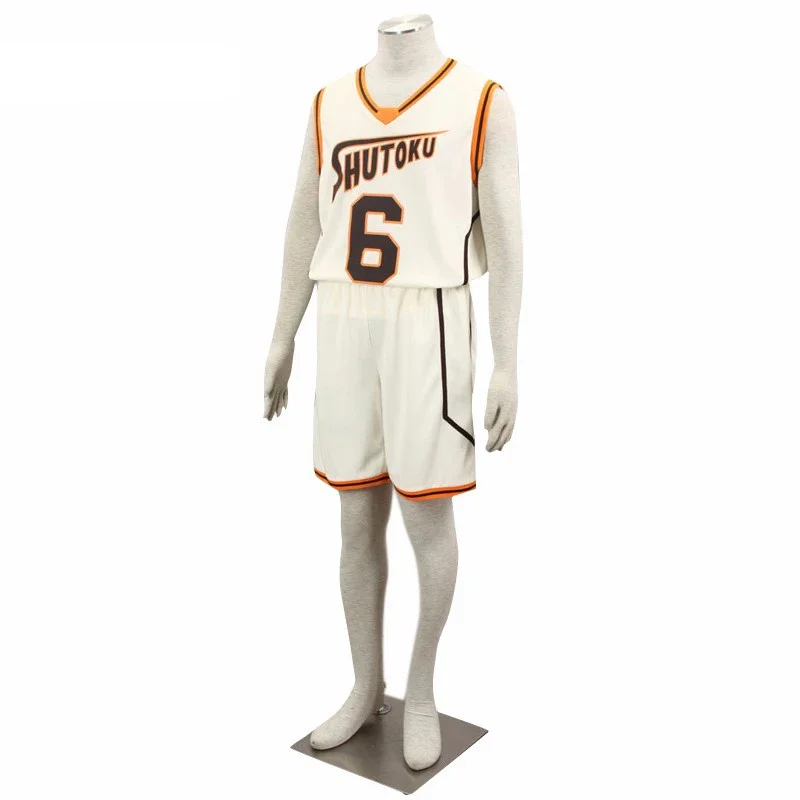 Костюм для косплея Kuroko no Basuke SHUTOKU No. Баскетбольный трикотаж Midorima Shinaro 6 10