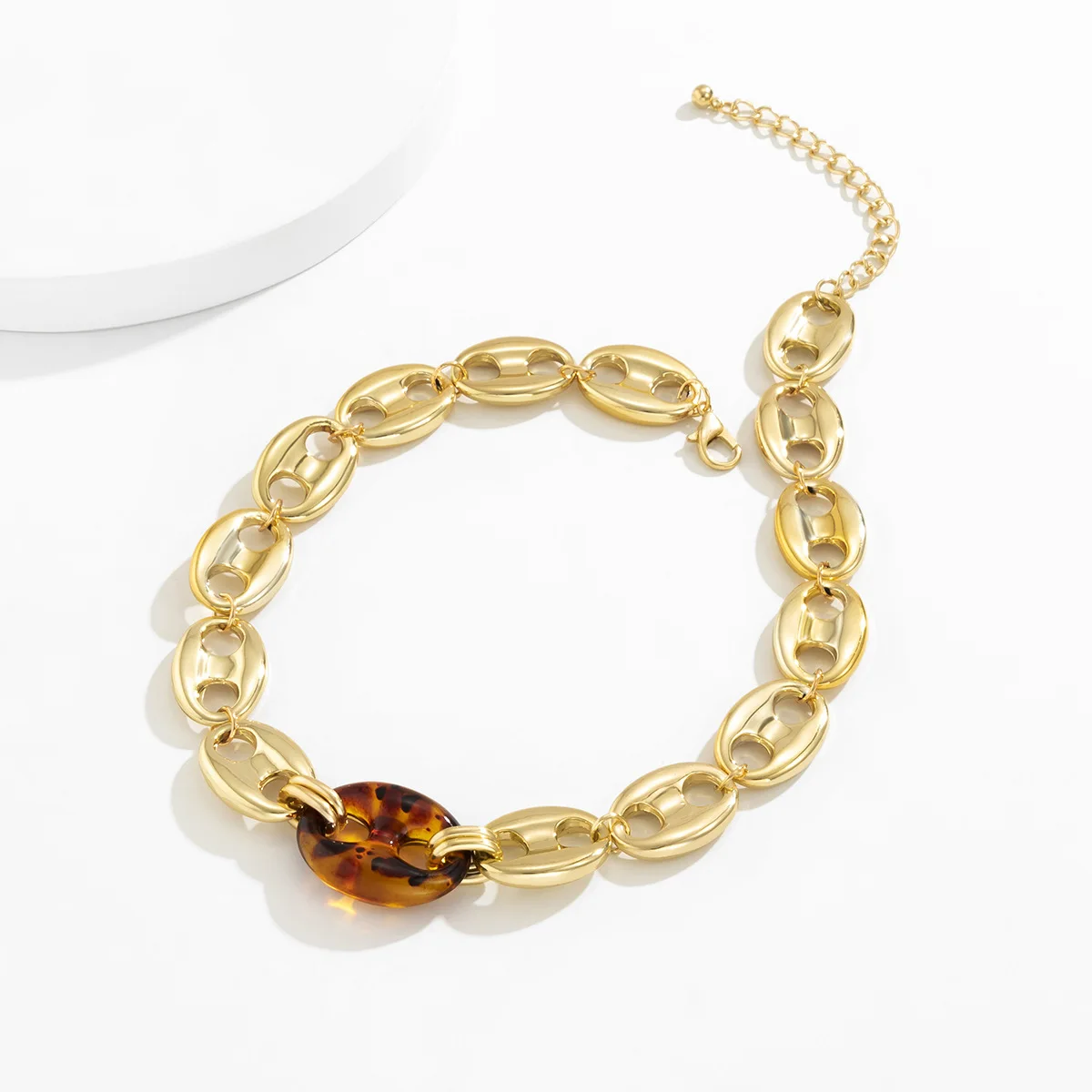 Женское Ожерелье В Стиле Хип-хоп с пряжкой в виде носа золотое ожерелье винтажные