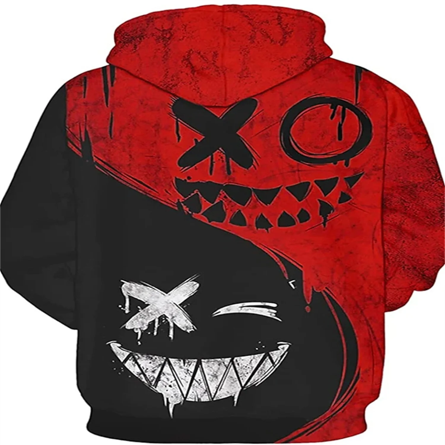 3D Printing Hip Hop Casual Fashion Harajuku Casual Long Sleeve Sweater Casual  Loose Fashion Hoodies Man