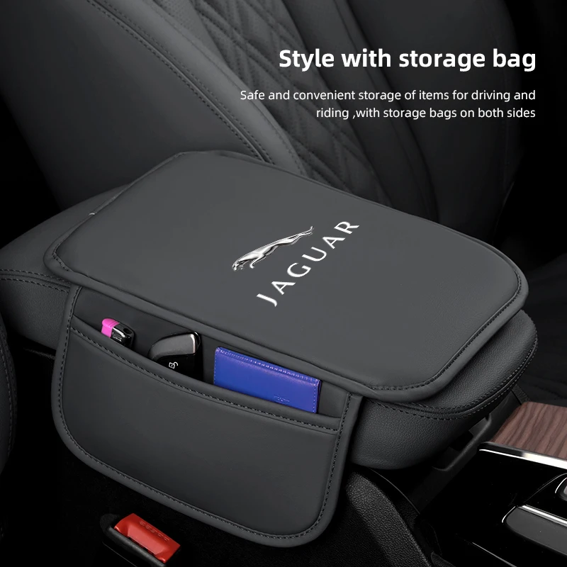 Кожаный автомобильный подлокотник подушка из пены с эффектом памяти защитный