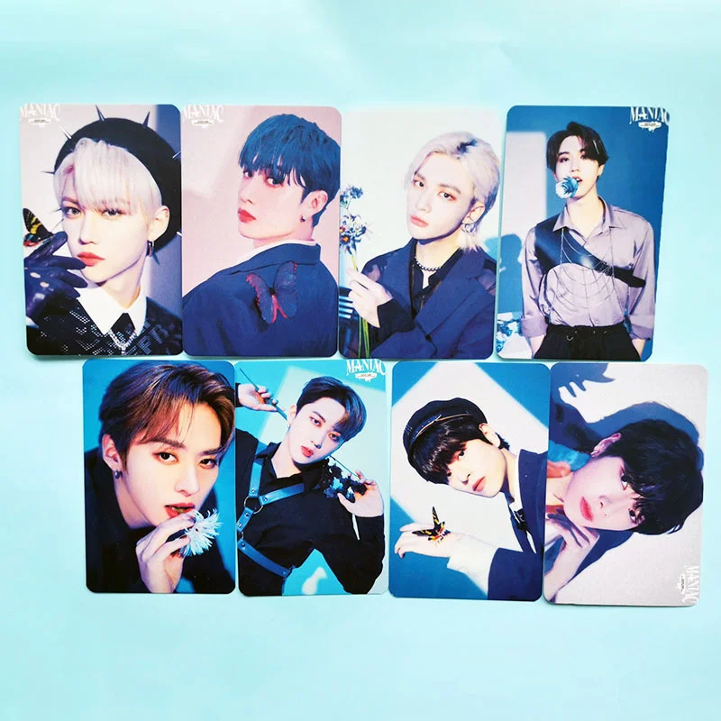 

8pcs/set KPOP Stray Kids 2nd World Tour Teaser PhotoCard Postcard CollectionCard New Korea Collective Thank You Card K-POP SK IN