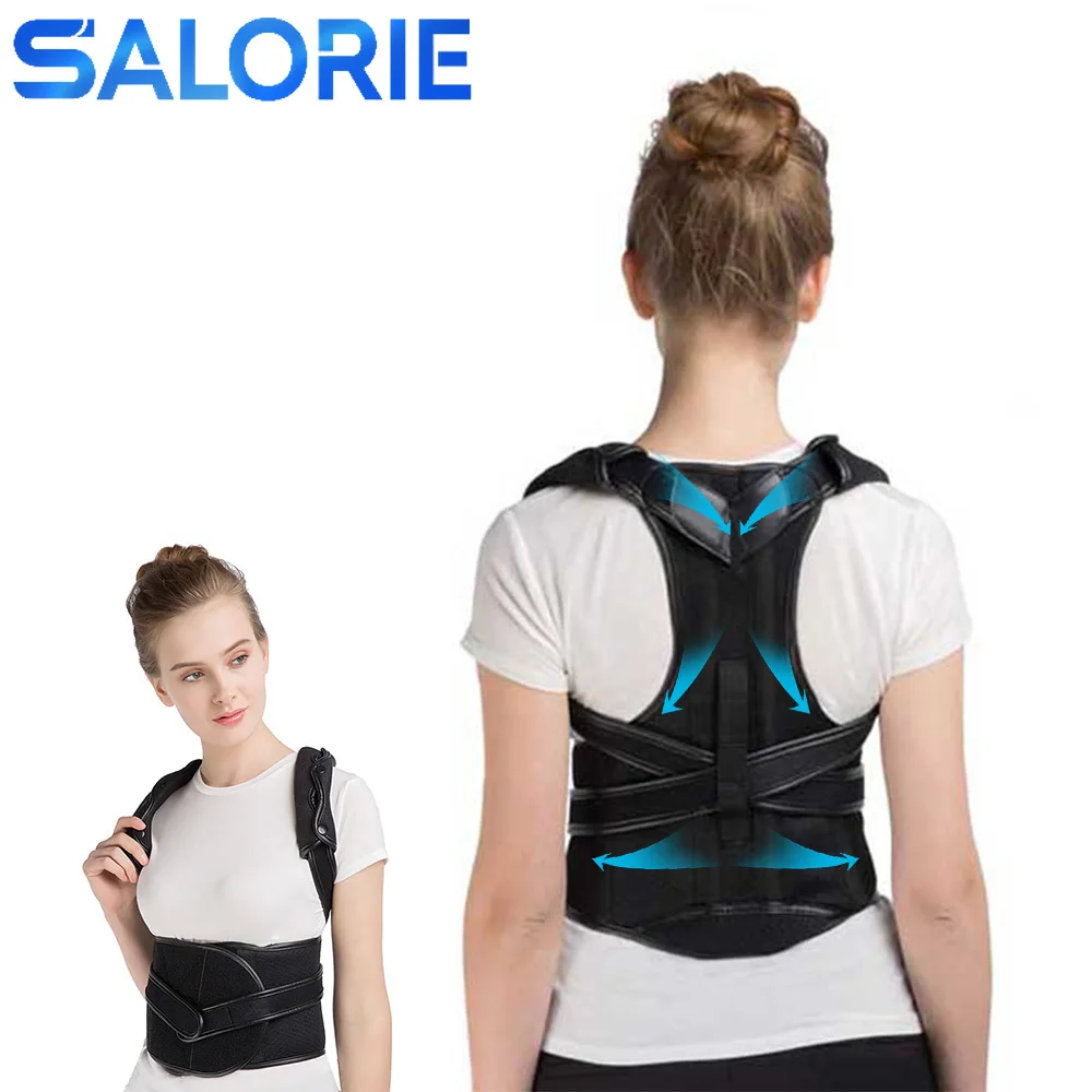

Posture Corrector Adult Belt Waist Adjustable Back Waist Health Trainer Shoulder Lumbar Brace Anti-hunchback Artifact Invisible