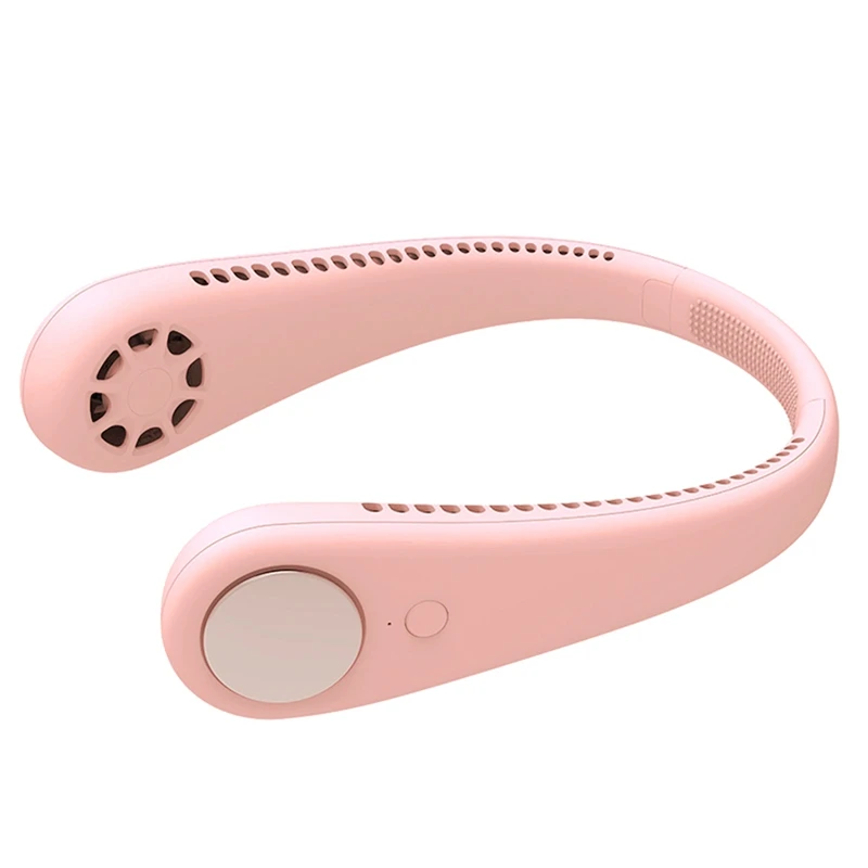 

Bladeless Neck Fan, 2000Mah Neck Fan Hands Free Personal Fan 3 Speeds Adjustment 360° Cooling USB Wearable Portable Fan