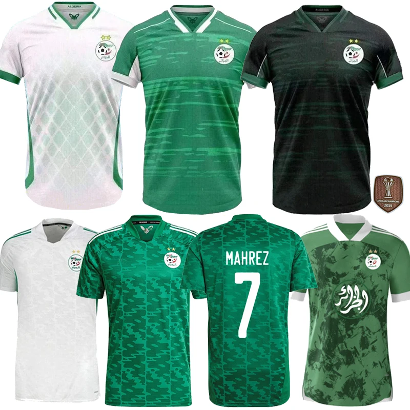 

New 2022 2023 Algeria Jerseys MAHREZ FEGHOULI 2022 Maillot de foot Casual SLIMANI BENNACER ATAL Home Away Algerie Football Shirt