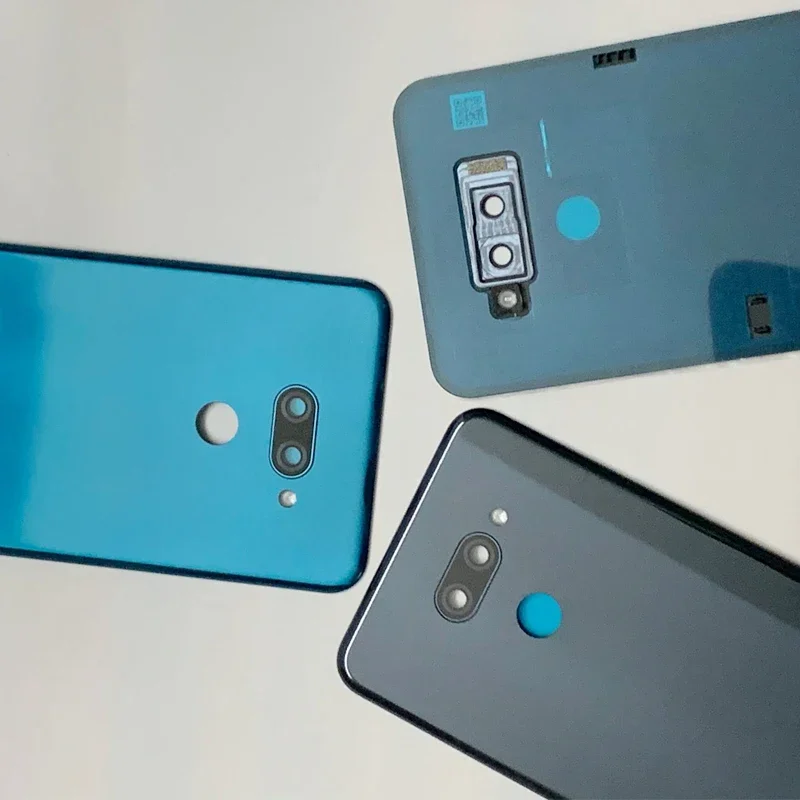 Задняя крышка батарейного отсека для LG K50 задняя детали ремонта логотипа