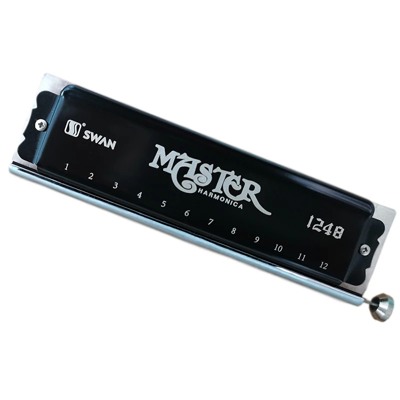 

Акустическая гармоника Swan с 12 отверстиями и 48 тонами, профессиональные музыкальные инструменты SW 1248