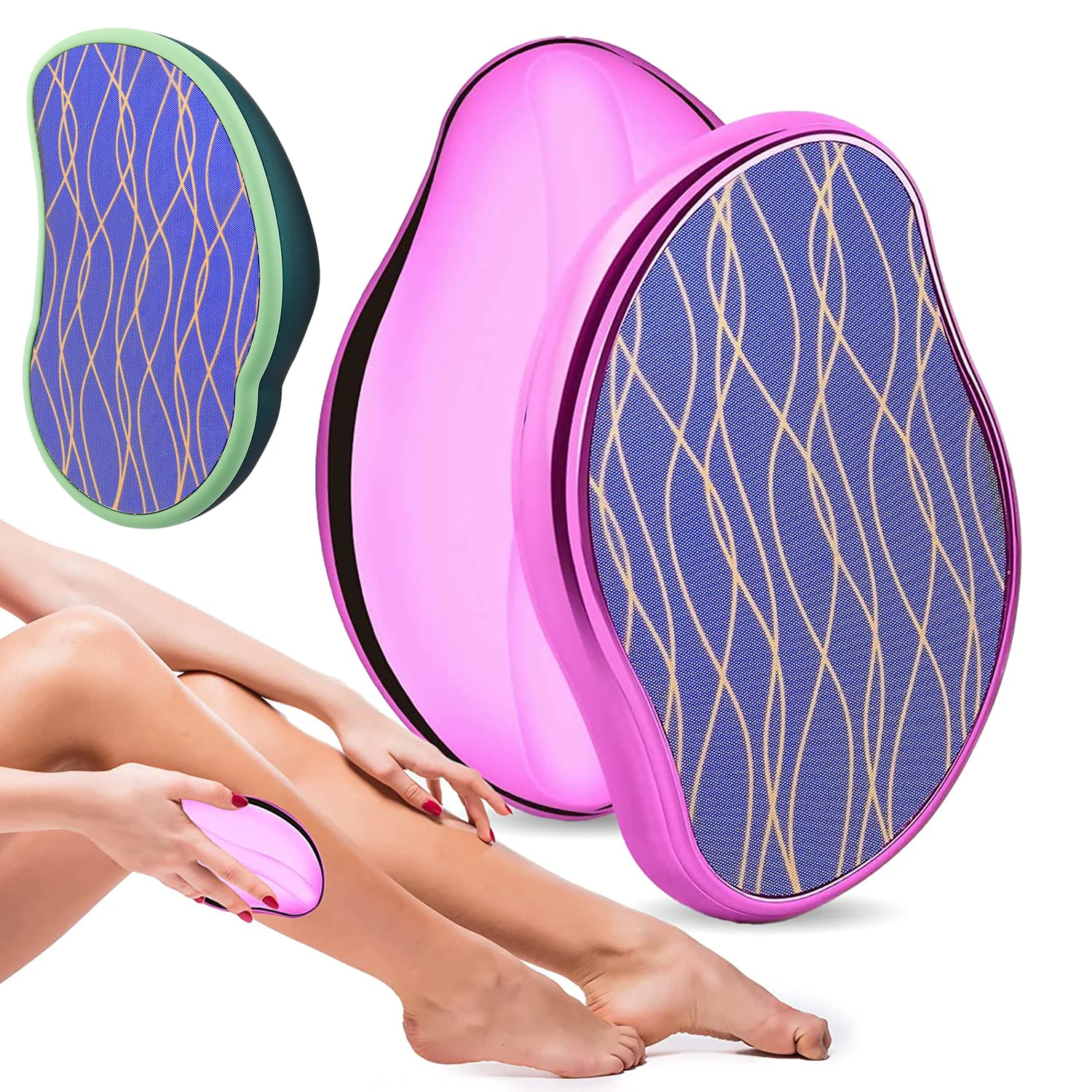 

New Upgrade Nano Crystal Epilator Physical Hair Removal Painless Safety Man Women Hair Removal Brush Reusable Portable Epilator