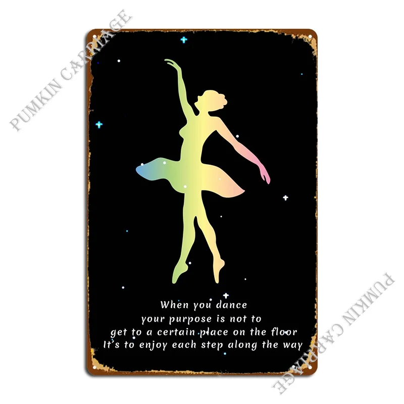 

Металлический плакат для танцев
