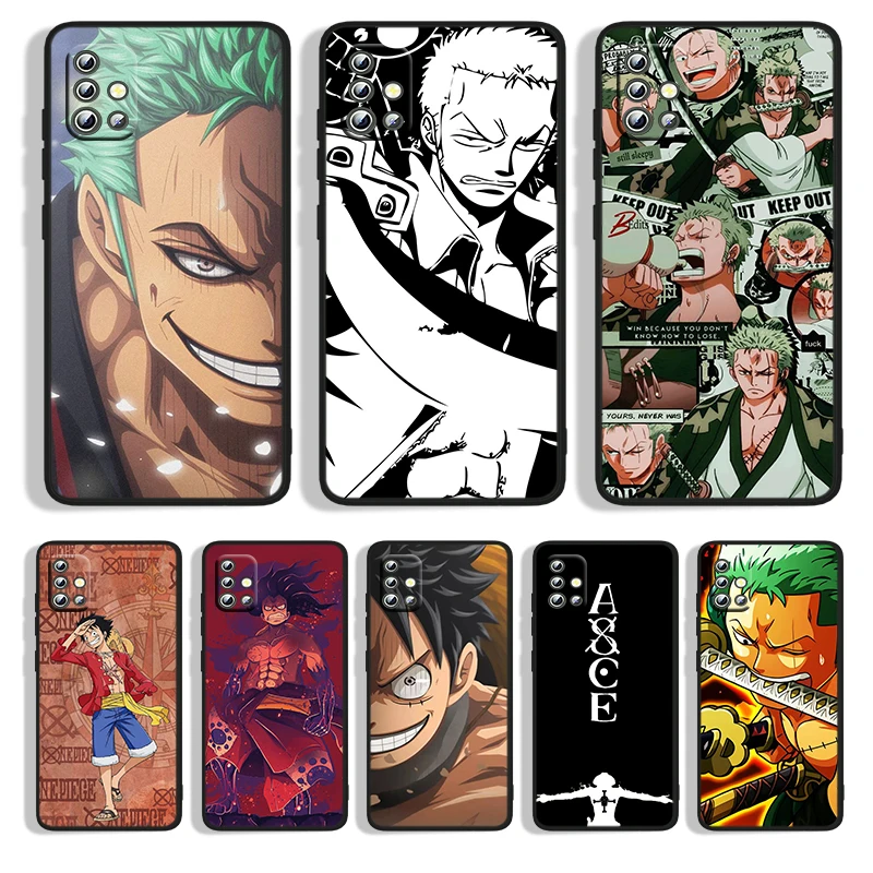 

Anime One Pieces For Samsung A73 A72 A71 A53 A52 A51 A41 A33 A32 A31 A22 A21S A13 A12 A03S A02 5G Black Phone Case