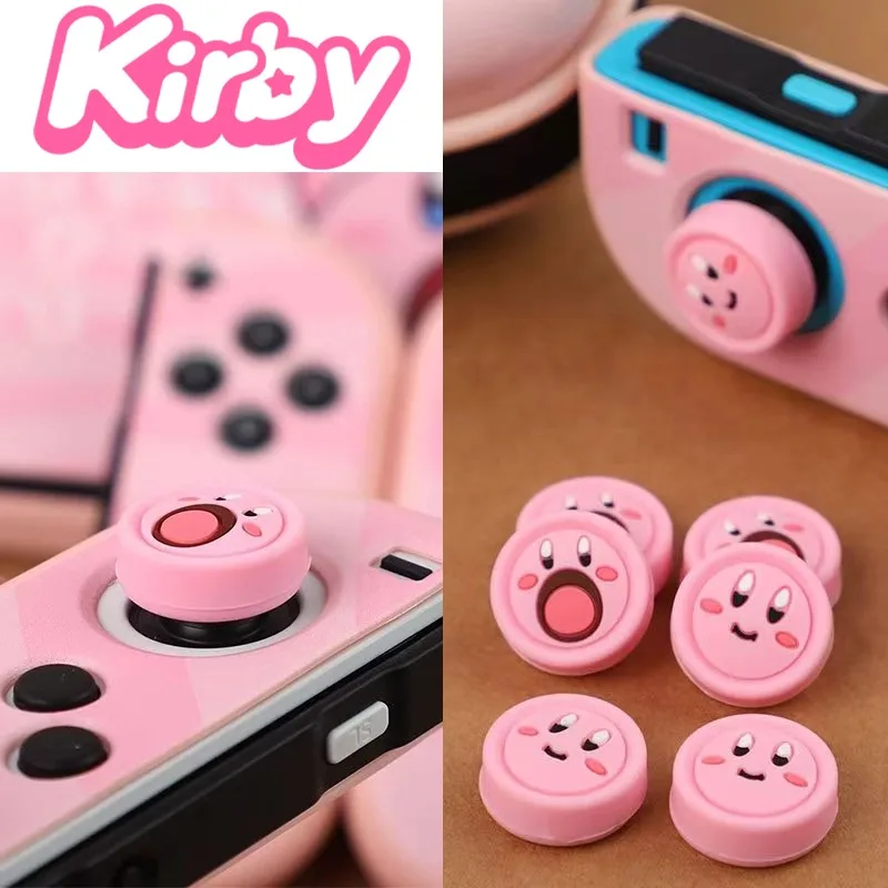 Чехол Kirby Thumbstick Kawaii ручка для большого пальца крышка переключателя OLED NS Lite Nintendo