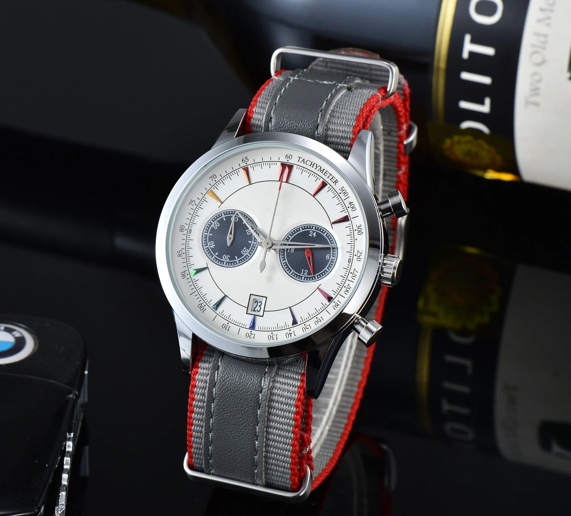 

2022 New High-quality Luxury Multi Function Fashion Sports Brand Leisure Business Digital Quartz Belt Men's Watch