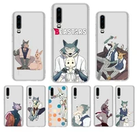 toplbpcs beastars phone case for huawei p20 p30 pro p40 lite mate 20lite for y5 y6 honor 8x 10 capa