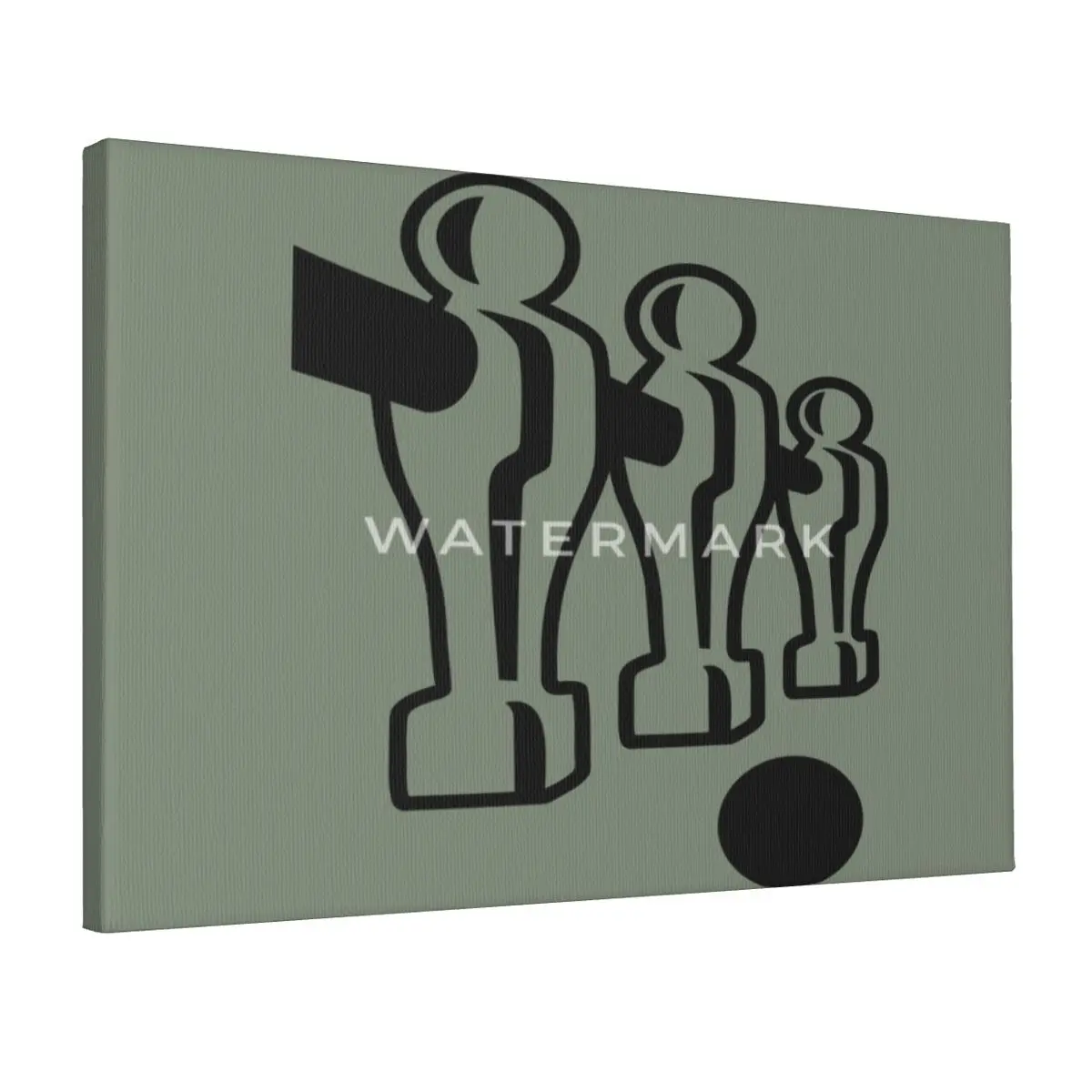 

Foosball Canvas Frameless Painting Trendy Office Perfect Gift Humidity Multi-Style
