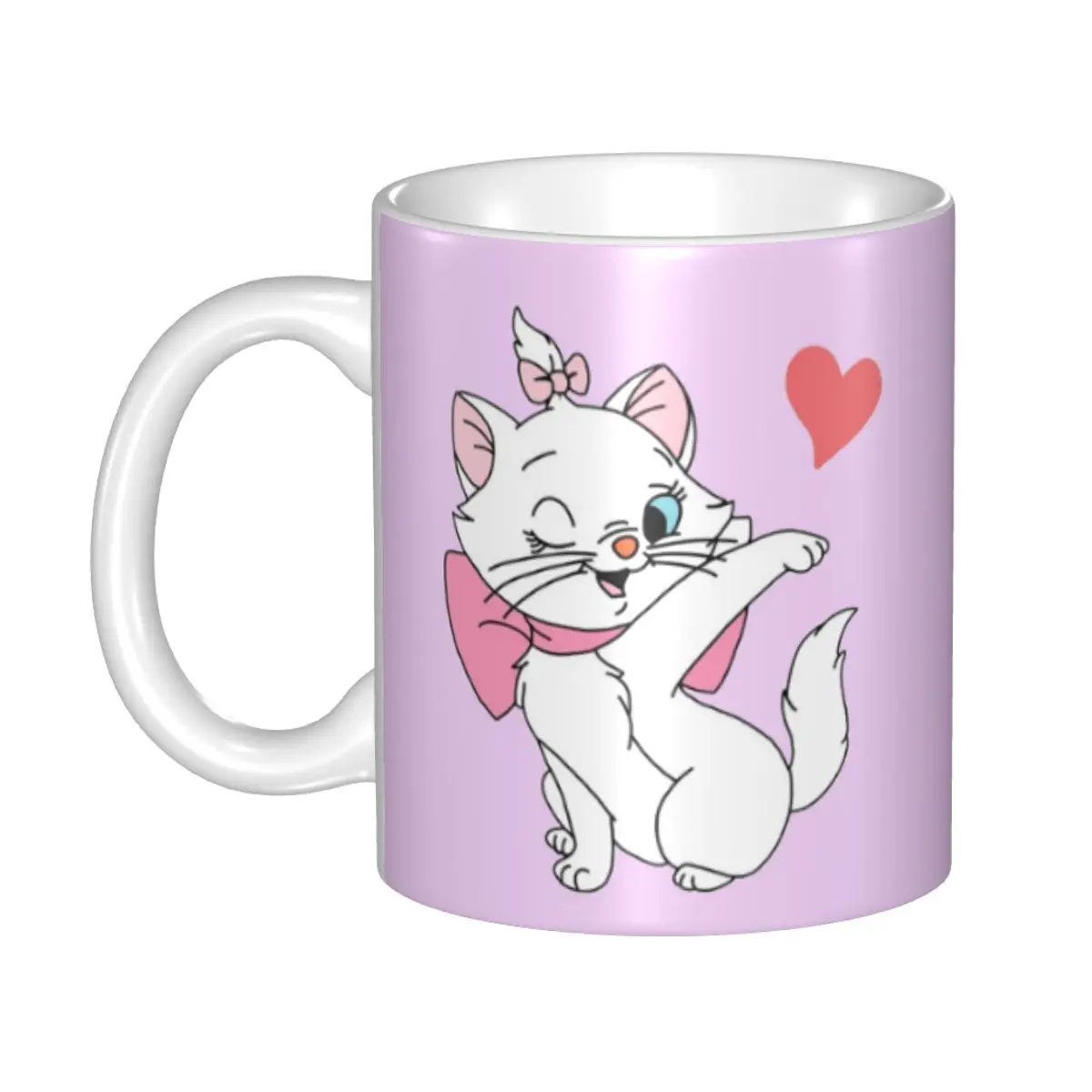 

Cartoon Animation Anime Cat Coffee Mug DIY Custom Marie Ceramic Mug Cup Creative Present Men Women Outdoor Camping Cups And Mugs