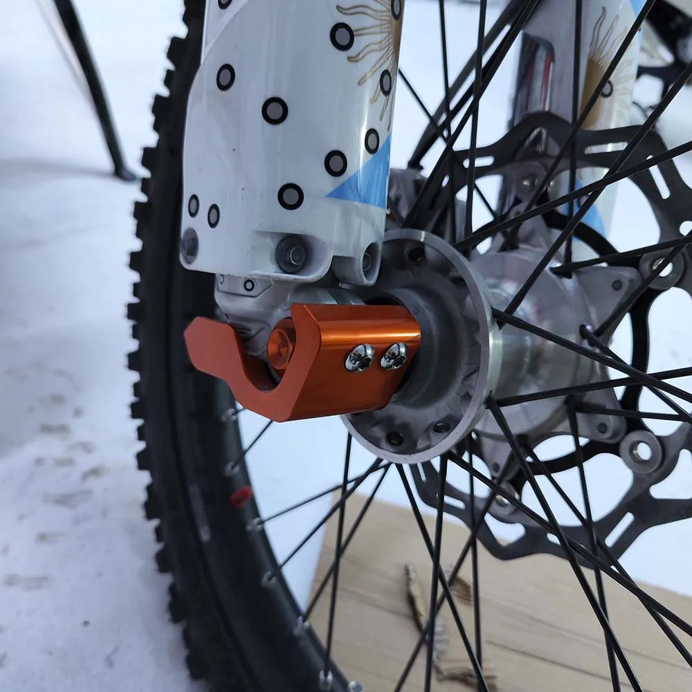 Фото Для KTM EXC 300 EXC-F XCW XC XCF XCF-W SX SXF 125 150 250 350 450 500 Аксессуары Правая передняя вилка Защита наконечника Нижняя защита №3
