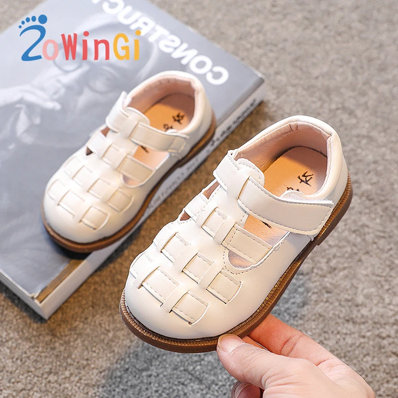 

Size 21-30 Children's Flat Shoes Baby Toddler Shoes Sandals for Girls Soft Bottom Sneakers Kids Shoes Sandália Infantil Menina