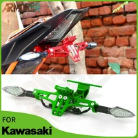 motorcycle cnc aluminum license plate holder bracket frame tail tidy eliminator for kawasaki ninja400 ninja400