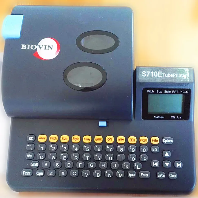 Best Bibovin ワイヤーマーカー付きの新しい熱印刷機s710e,プラスチックチューブ付きの電子機器