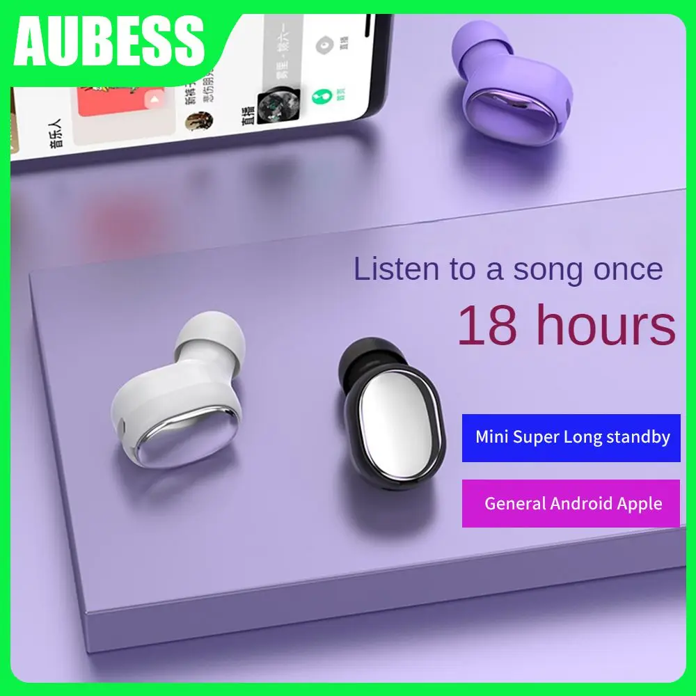 

Abs Mini Earphone Strong Endurance Touch Control Headset Electroplating Process Wireless Headset Universal Earphones