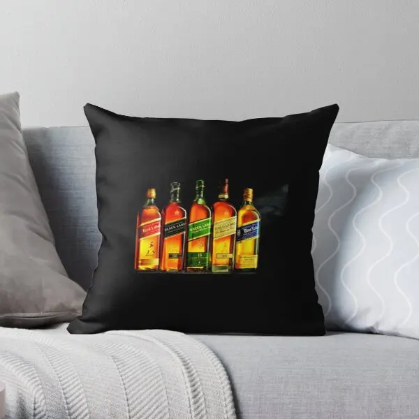 

Aesthetic Johnnie Bottle Poster Printing Throw Pillow Cover Anime Decor Square Bed Cushion Car Bedroom Pillows not include