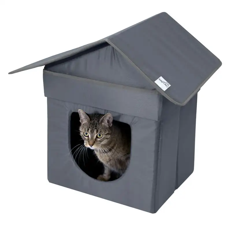 

Stackable Cat House, Water-Resistant Cat Condo, Cat Furniture