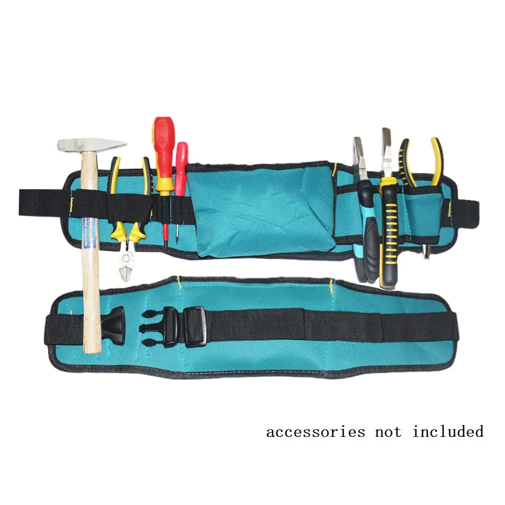 

1Pc Waist Tool Bag Multi-pockets Hand Tool Storage Pouch Waterproof Adjustable Hardware Organizer For Electrician Portabale Tool