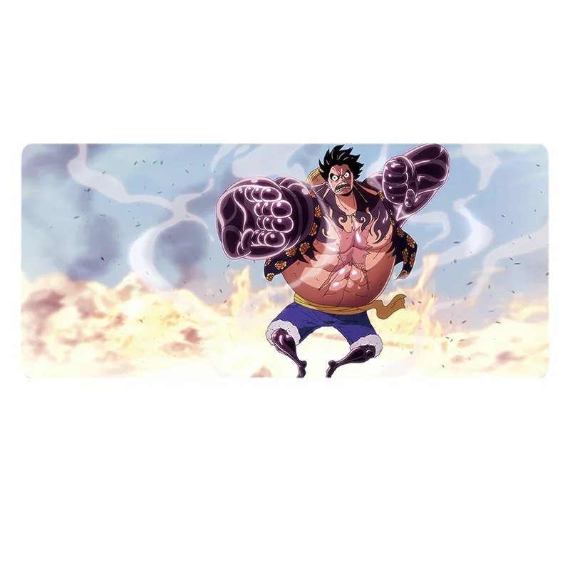 

Anime Peripherals ONEPIECE Luffy Mouse Pad Waterproof Desk Pad Colorful Exquisite Overlock Thickening Oversized Cartoon Fashion