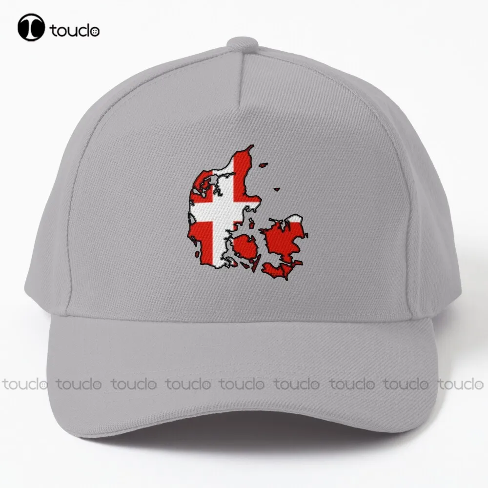 Карта Дании с датским флагом органайзер для бейсболок и шляп хлопковая простая