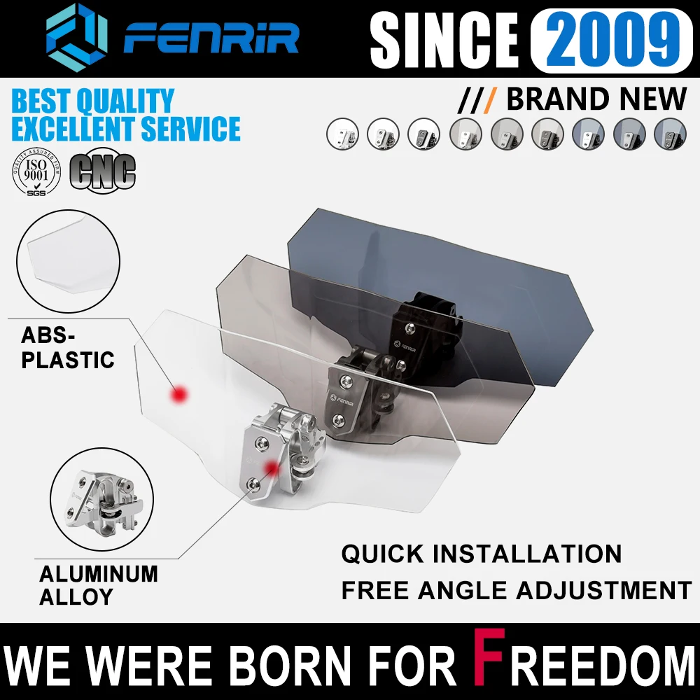 

Scooter Windscreen Motorcycle Windshield FOR Yamaha Tracer Tenere700 Tmax 530 560 Honda Shadow Goldwing CB500x Kawasaki KLR650