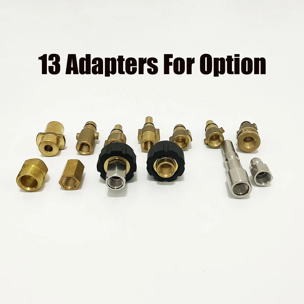 13 дополнительных адаптеров для канализационных труб шлангов очистки под высоким