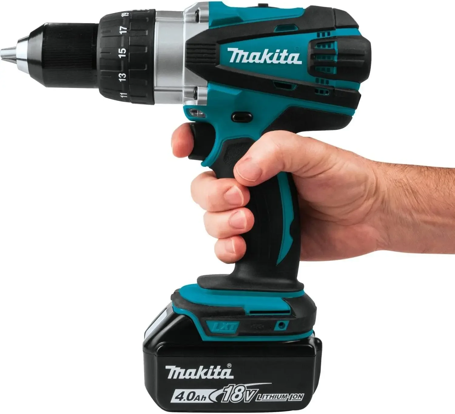 Makita XFD03M 18 В LXT литий-ионный аккумуляторный комплект драйвер-дрели 1/2 дюйма (4.0 Ач)