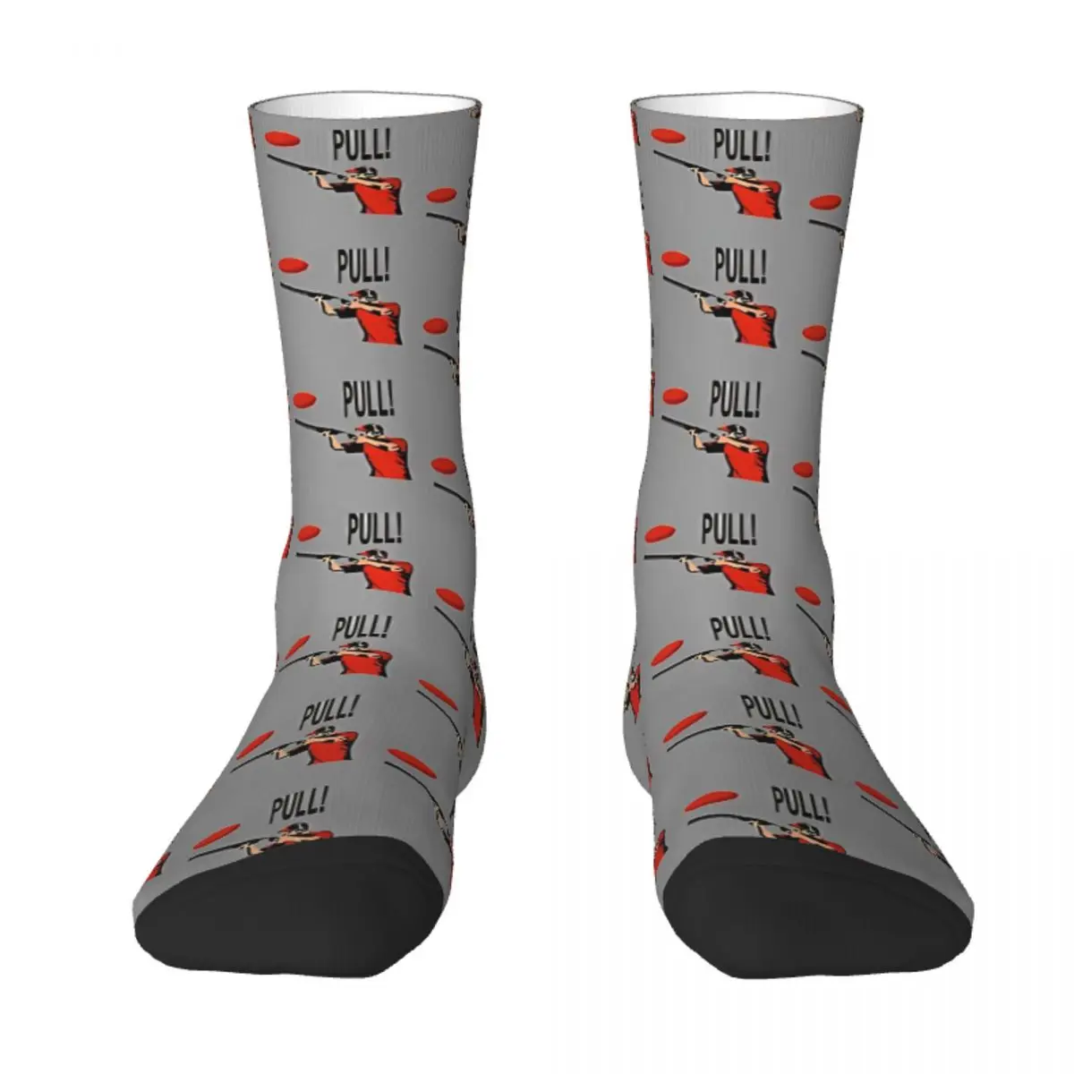 

Skeet Clay Shooting Pigeon Trap Bird Hunters Shotgun Shells PULL Sock Socks Men Women Polyester Stockings Customizable Hip Hop