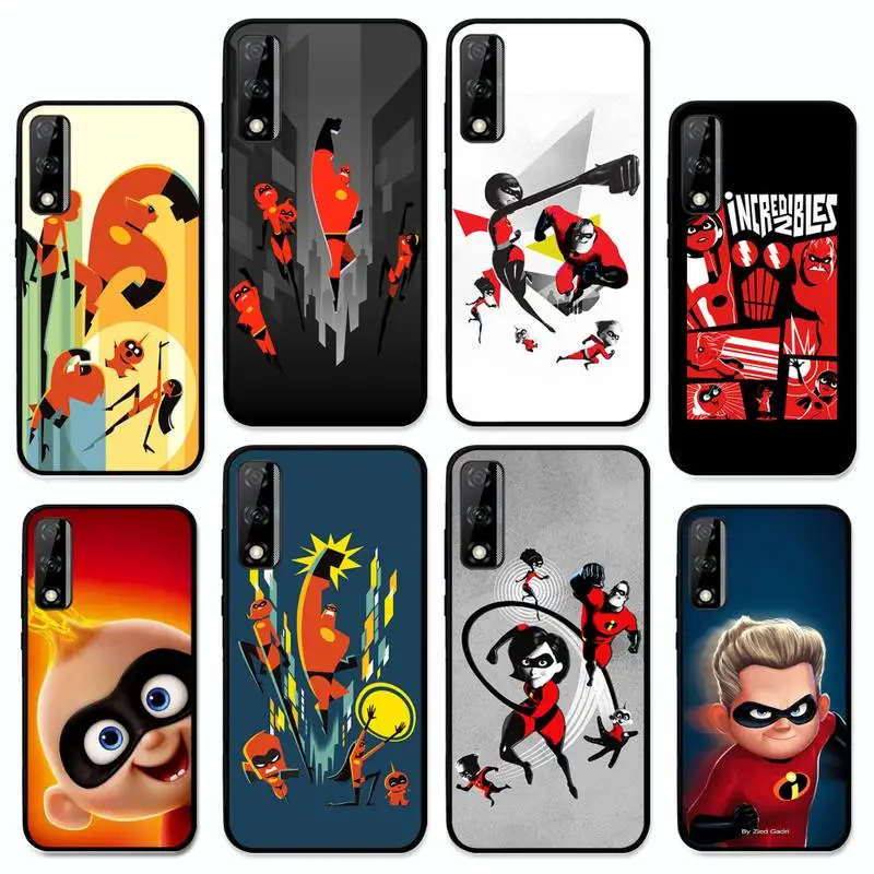 

Disney The Incredibles Phone Case for Huawei Y 6 9 7 5 8s prime 2019 2018 enjoy 7 plus