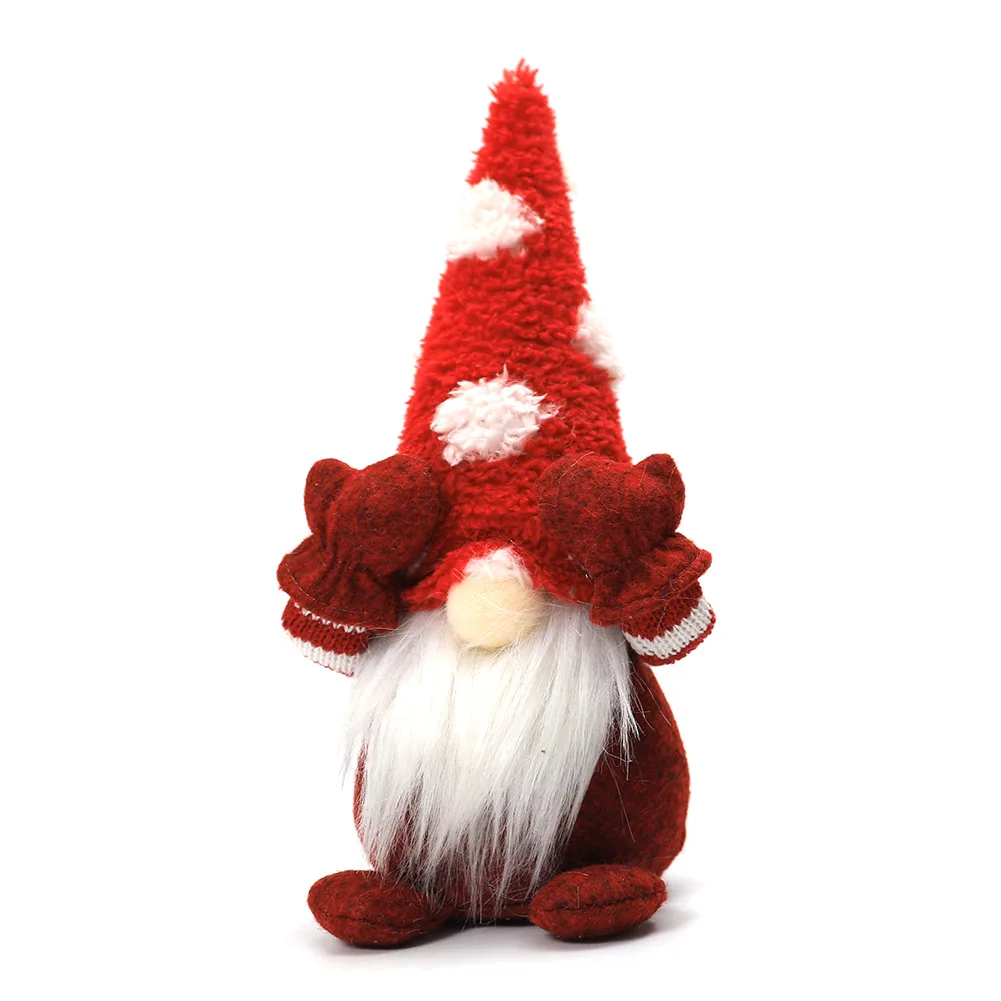 

Tomte Gnome Ornament Little Figurine Faceless Doll Swedish Tomte Gnome Dolls Holiday Dwarf Decoration For Home Office