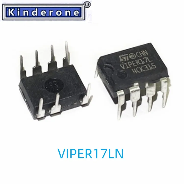5-100PCS VIPER17LN  AC-DC Controller - DIP-7 NEW IC  electronics