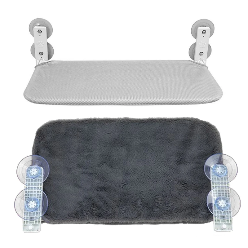 

Подвесная кровать-гамак на присоске для кошек