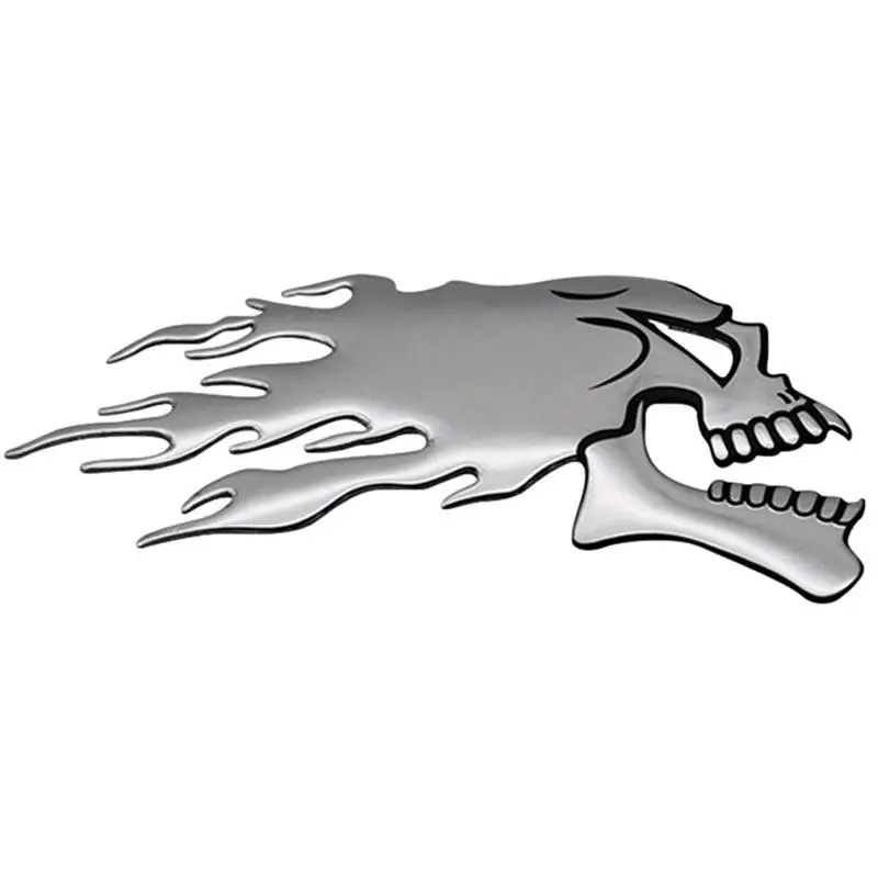 

2Pcs Skull Car Decal 3D Car Body Skull Shape Stickers Car Side Decal Decorative Car Stickers For Cars Trucks Hood Motorcycle