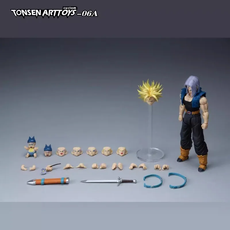 В наличии Tonsenarttoys Dragon Ball Z S.H.Figuarts Torankusu Super Saiyan SSJ2 Стволы Majin Buu Buutenks