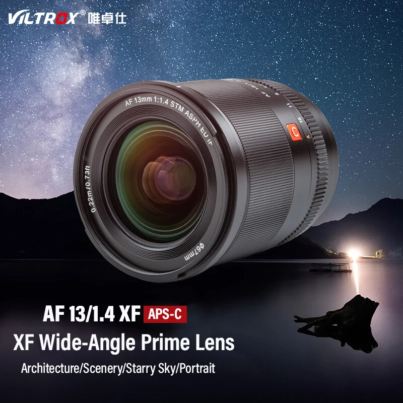 Viltrox 13mm 23mm 33mm 56mm F1.4 Fuji Lens Auto Focus Large Aperture APS-C Lens for Fujifilm Lens X Mount X-T4 X30 Camera Lenses
