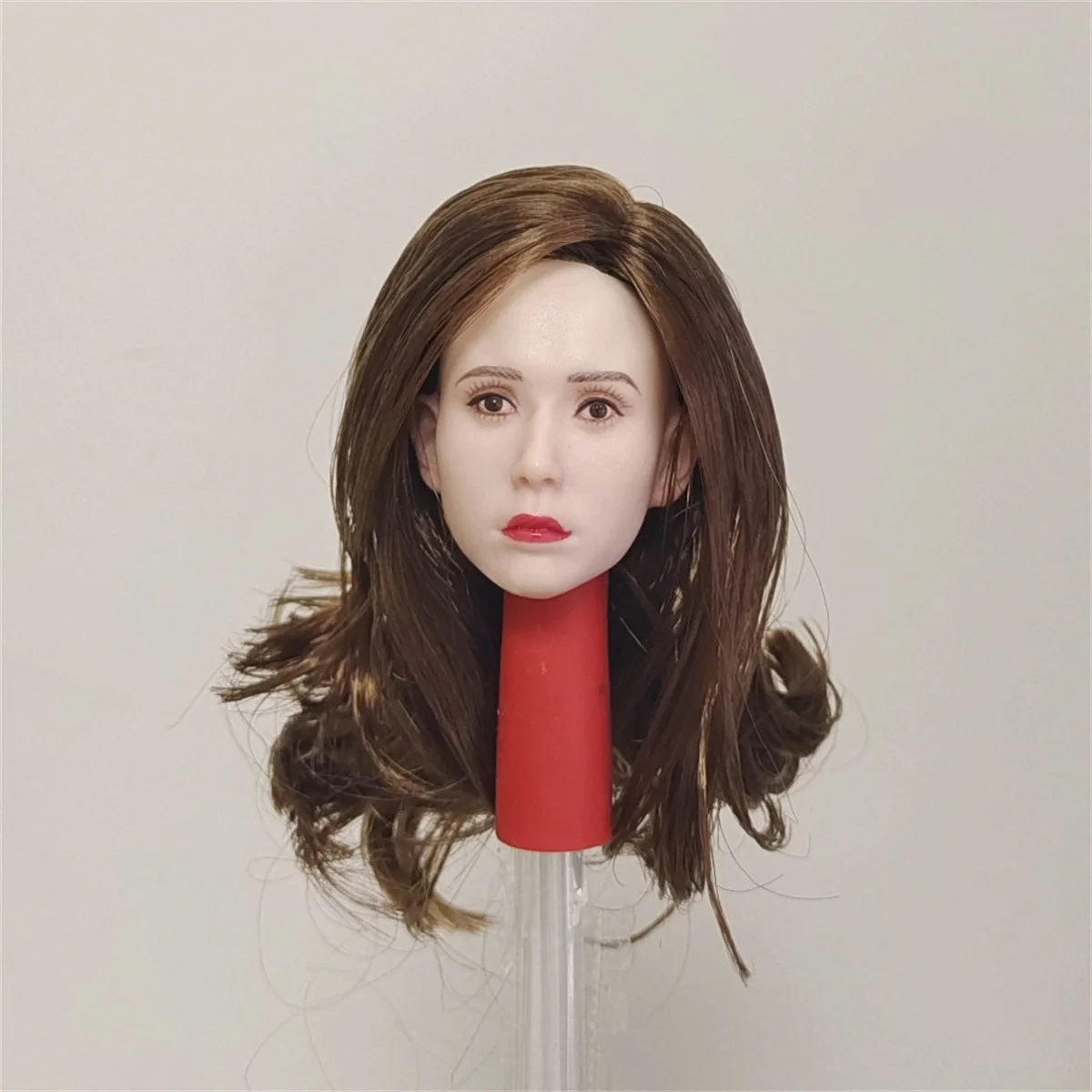 1/6 Chingmy Yau скульптура головы с посаженными волосами для 12-дюймовой фигурки