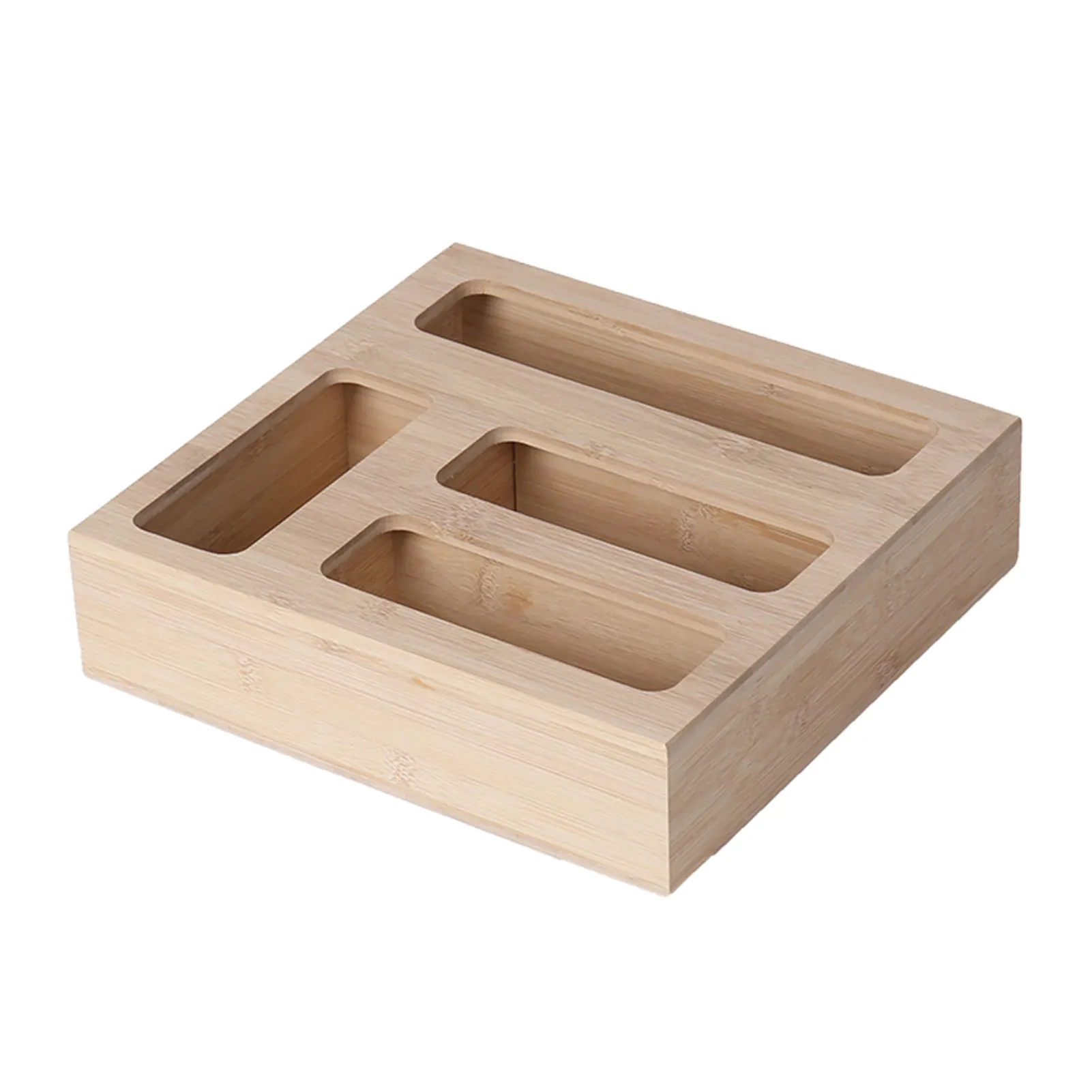 

Bag Storage Organizer Bamboo Baggie Organizer Food Storage Bag Holders And Dispenser For Gallon Quart Sandwich Snack And Variety